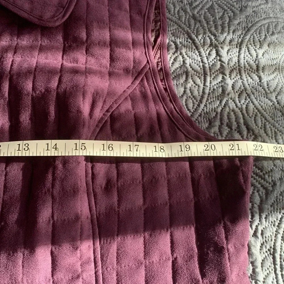 Christopher&Banks eggplant vest L - Picture 10 of 12